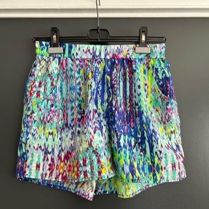New LA brand Everly colourful neon shorts with elastic waist - size medium